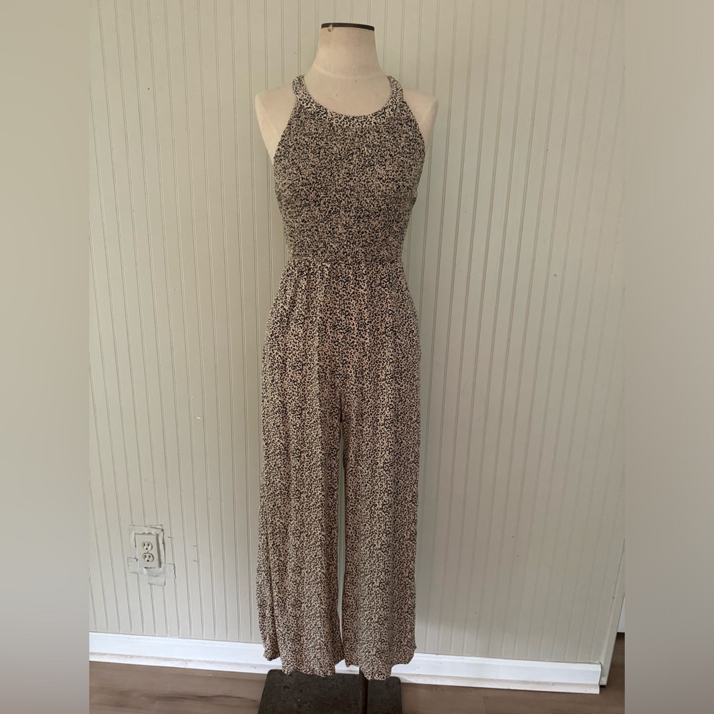 Jessica Simpson Leopard Print Jumpsuit